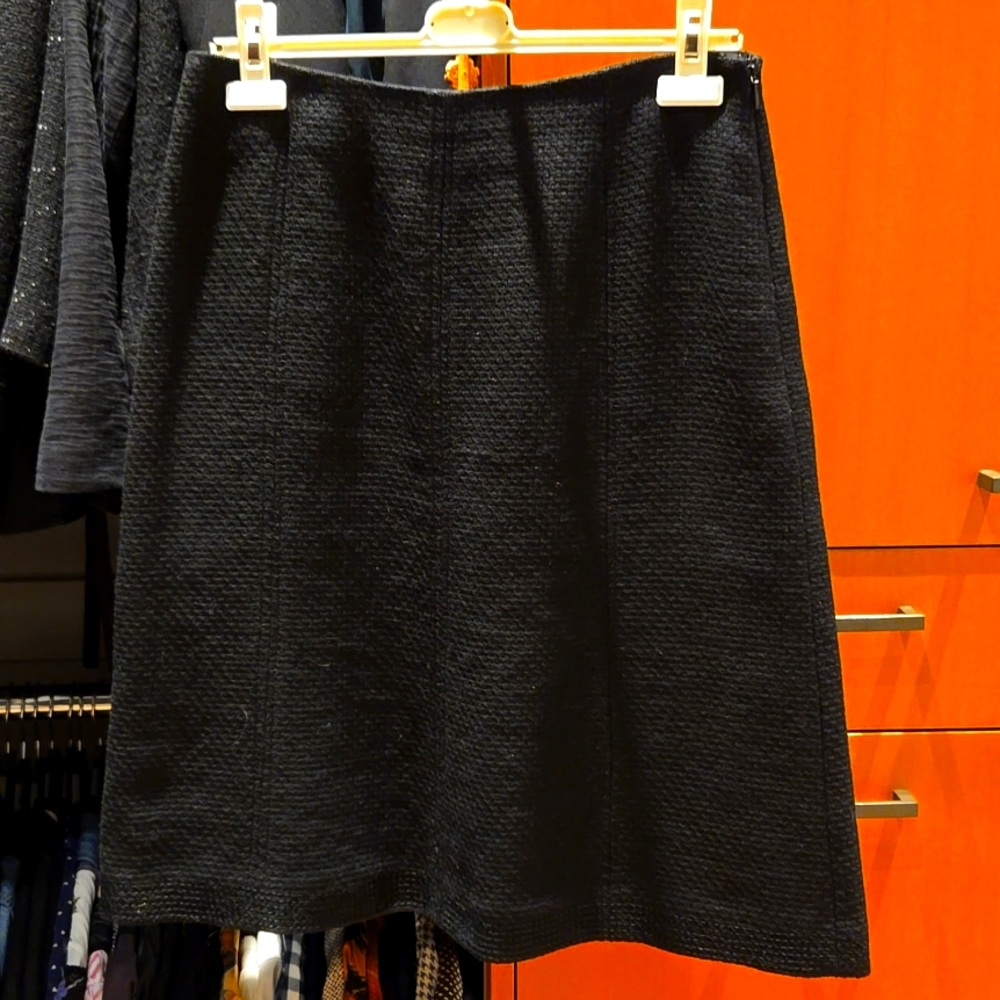 Ann Taylor Black A-line skirt